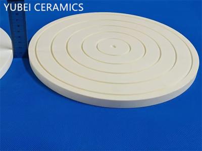 China Durable Mechanical Alumina Ceramic Plates , Ceramic Insulation Sheets With Grooves for sale