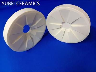 China High Hardness Round Ceramic Plate 89HRA 99% Alumina Ceramic Disc for sale