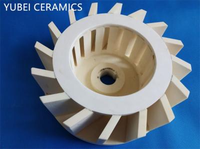 China Ivory Abrasion Resistant Ceramics Pulverizer Fittings Ceramic Impeller for sale