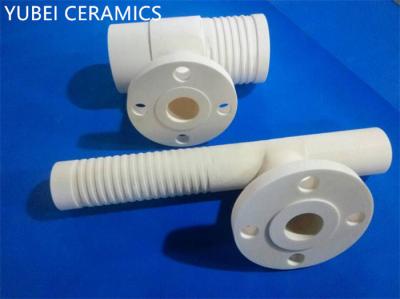 China Structural Alumina Oxide Ceramic Flange 29W/MK 310GPa High Temperature Resistance for sale