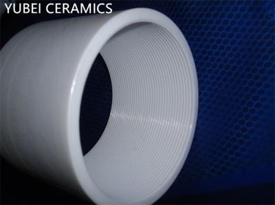 China White Zirconia Ceramic Ring , High Strength Zro2 Technical Ceramic Parts for sale