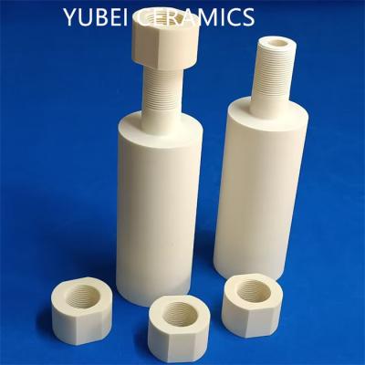 China Altos tubos de cerámica del alúmina de la resistencia de la dureza y de desgaste para los sellos y las máquinas industriales en venta