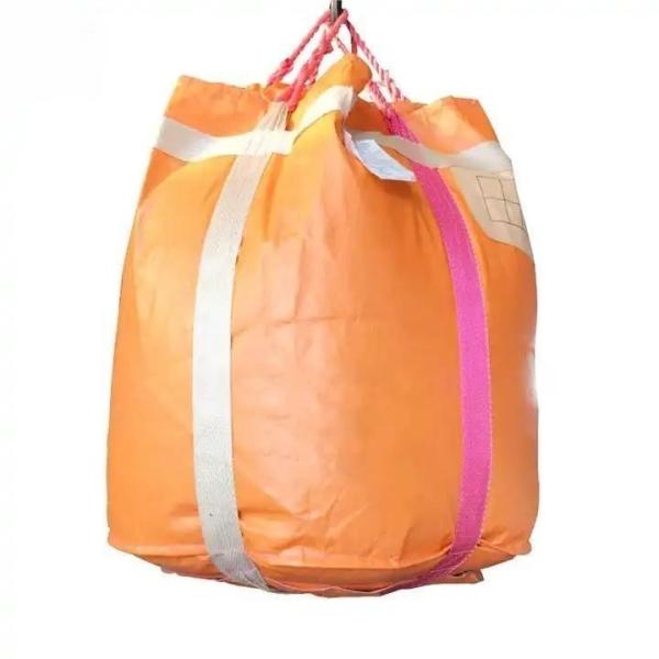 Quality Jumbo PP Circular FIBC Bag 1 Ton 2 Ton Flexible For Sand Cement for sale
