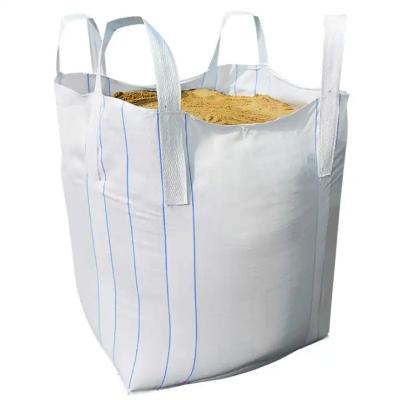 China 1 ton Baffle Fibc Bag, Jumbo Bulk Fibc Bags voor meststof / zand / cement Te koop