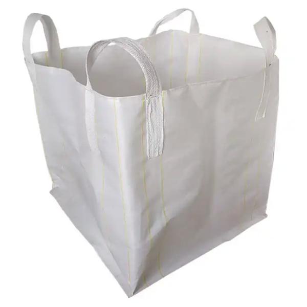 Quality Custom PP FIBC Jumbo Bags Printing Flat Bottom Square Bulk Container for sale