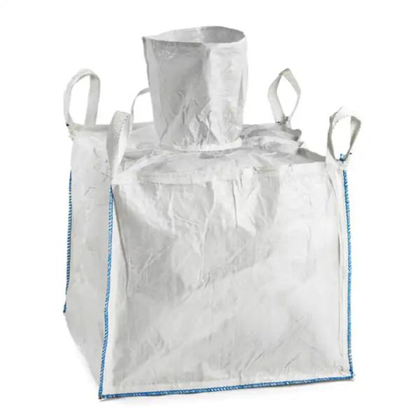 Quality Jumbo FIBC Bulk Bag Food Grade Flat Bottom 1500kg 1000kg Custom for sale