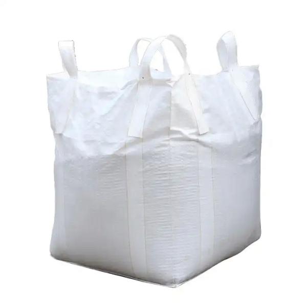 Quality 500kg Capacity PP Woven FIBC Bags Food Grade Big With Cross Corner Loop for sale