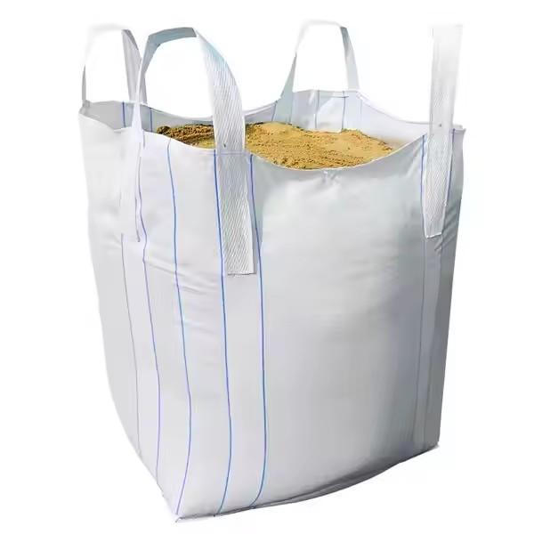 Quality 500kg Capacity PP Woven FIBC Bags Food Grade Big With Cross Corner Loop for sale