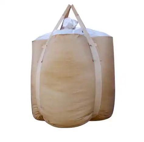 Quality 1 Ton Baffle Big Bag , Jumbo Circular Super Sack Bulk Bag Anti UV for sale