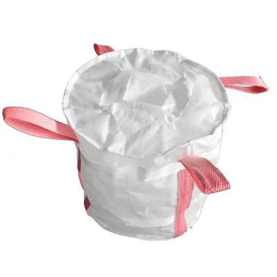 China 1000kg PP Woven Jumbo Bags Circular FIBC Bulk Packaging Safety Factor 6:1 for sale