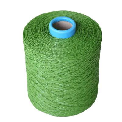 China 8000dtex Synthetic Grass Yarn , UV Resistant PE PP Artificial Turf Yarn for sale