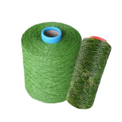 中国 リサイクルされた芝生 人工草の糸とPPPE原料のファイラメント 耐火性 販売のため