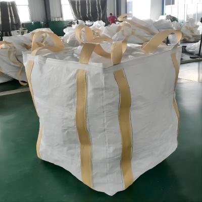 China 1/ 1.5/ 2 Tons Plastic FIBC Jumbo Bag White PP Bulk Bag for Rice/ Flour/ Sugar en venta