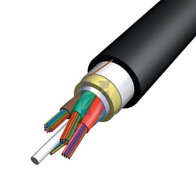 China 60F Overhead Optical All Dielectric Fiber Optic Cable G652D Span 150m for sale