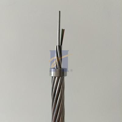 중국 60 핵심 고전압 송전선 광복합 가공지선 광학 접지 배선 G.655 판매용