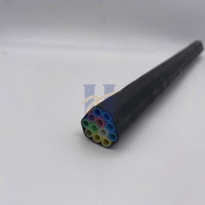China 12 envoltura micro soplada aire del cable LSZH de la fibra de Microduct de la fibra del HDPE de la manera 5/3.5m m en venta