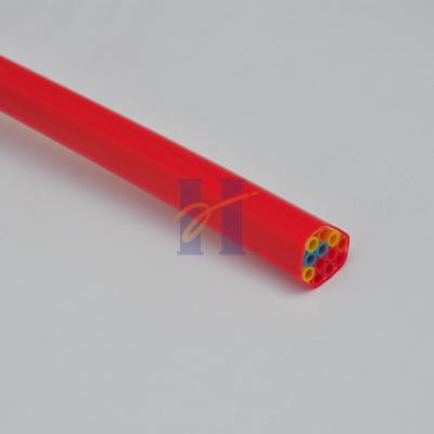 China 12WAY 5/3.5mm HDPE Air Blown Fiber Microduct For Fiber Optic Cable Installation for sale