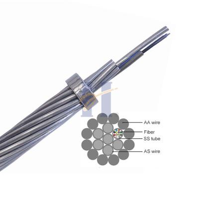 중국 Outdoor OPGW Cable with 3.2mm SS Tube for High Voltage Power Transmission 판매용