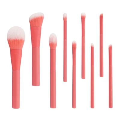 China Nice 2020 Gradient 9 pcs makeup brush set eyebrow brush private label makeup brush set for sale