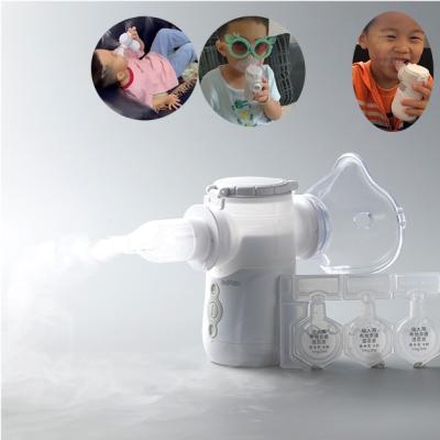 China Asthma 3μm Portable Mesh Nebuliser Dual Channel Modes Cough Inhaler Machine for sale
