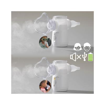 China Adult Kids Cough Handy Nebulizer Machine At Home ≥0.265ml/Min With Battery DC USB for sale