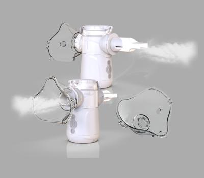 China 0.5mL/Min Home Use Adult Nebulizer Machine Dual Channel 110kHz 1.1μm - 3.6μm for sale