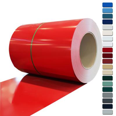 China Red PPGL PPGI Prepainted Galvanized Steel Coil ASTM A36 A283 for sale