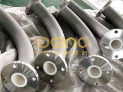 China Wear Resistance Ceramic Sleeve Lined Pipe OEM Ceramic Pipe Fittings for sale