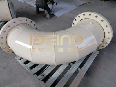 China High Alumina Ceramic Lined Bend Industrial Chemical Stability for sale