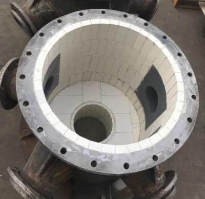 Китай Промышленное керамическое облицовочное оборудование износостойкое керамическое печатьное кольцо продается