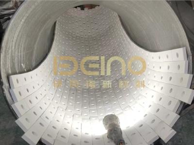 China Wear Resistant Ceramic Lined Pipe Elbows Used In Cement Industry for sale