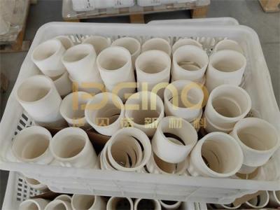 China Alumina Wear Resistant Ceramic Tube Abrasion Resistance ISO Certificate for sale