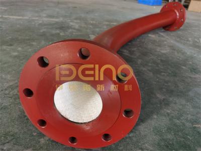 China ISO Wear Resistant Ceramic Pipe Smooth Wear Resistant Elbow for sale