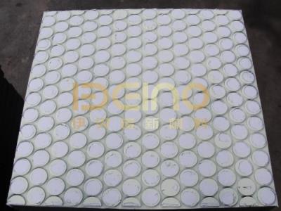 China Alkali Resistance Rubber Ceramic Liners Ceramic Composite Rubber Sheet for sale