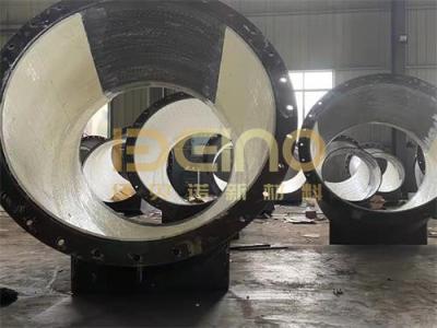 China Ceramic Lined Equipment Ceramic Lined Hopper And Chute In Steel Mills for sale
