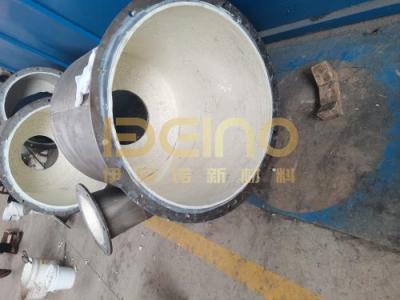 China Alumin High Hardness Ceramic Lined Cyclone Corrosion Resistance for sale