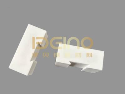 China Lámina de cerámica de alumina de cola de paloma 20 mm Resistencia a altas temperaturas en venta