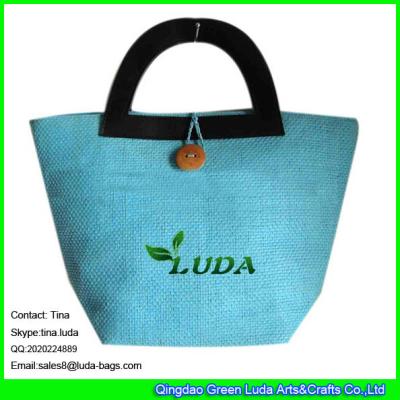 China LUDA 2015 spring handbags online paper straw beach hobo bag for sale