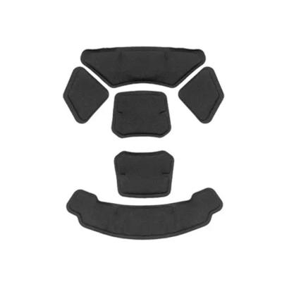 China OEM Black Foam Helmet Padding Liner Wear Resistant Customized for sale
