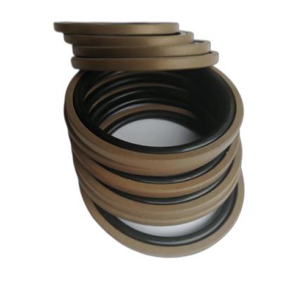 China Metalen rubber Hydraulische cilinder zuiger afdichtingen verpakkingspakketten Polijsten Plating Te koop