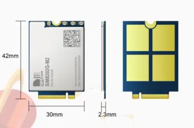 China SIM8202E-M2 SIM8202G-M2 Multi-Band 5G NR LTE-FDD LTE-TDD HSPA+ module which supports R15 5G NSA/SA up to 2.4Gbps data tr for sale