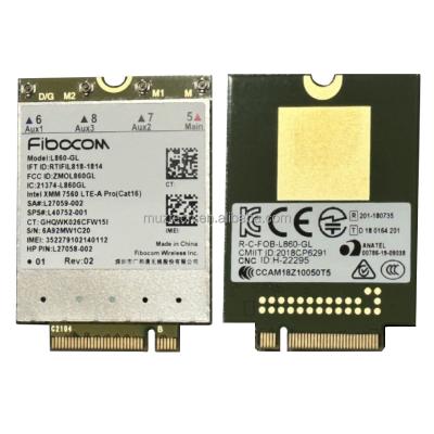 China L860GL-16 Fibocom é um módulo multimodo LTE 3G / 4G & WCDMA que fornece velocidade Gigabit LTE à venda