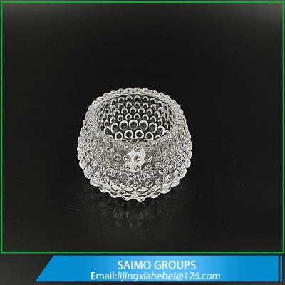 China SM-5266-0  Round Rotary Crystal Wholesale Glass Votive Candle Holder for sale