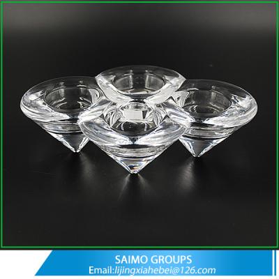 China SM-1301-0 Wholesale Glass Taper  Candle Holders For Wedding Decoration for sale