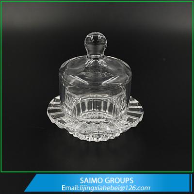 China SM-2015-1 Kitchenware Wholesale Mini Glass Dessert Jar for sale