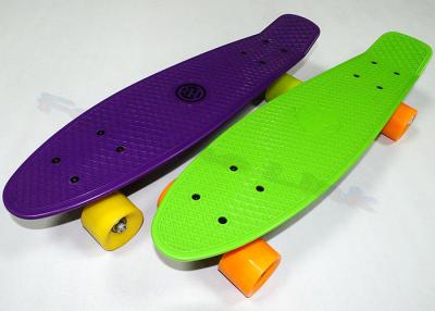 China Colorful Single Kick Plastic Skate Fish Skateboard / Fish Brand Skateboard 22 Inch for sale