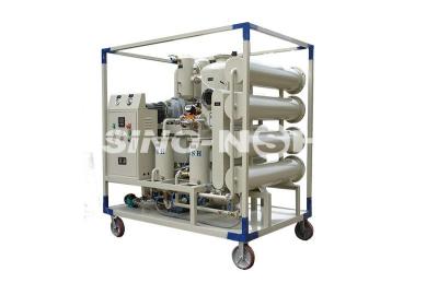 China Double Stage Vacuum Transformer Oil Purification and Regeneration Plant for sale