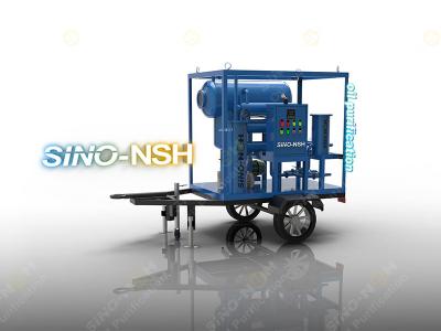 China Máquina móvil de la purificación de aceite del purificador/del transformador de aceite del transformador del vacío en venta
