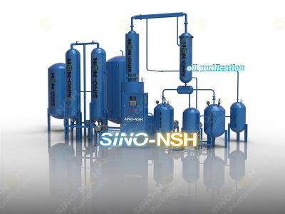 China Waste Oil To Diesel Oil Distillation Plant High Efficiency for sale