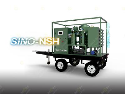 中国 Double Stage Vacuum Transformer Oil Purifier Mobile Type With Trailer 販売のため